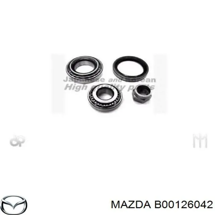 Tuerca, cubo de rueda trasero para Mazda 121 (DB)