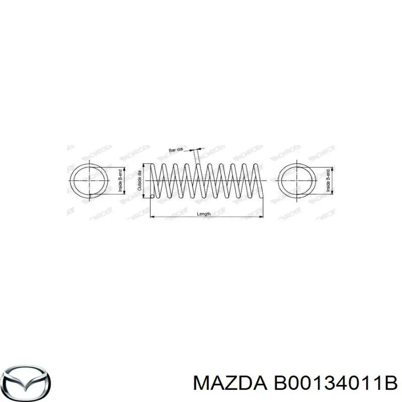 Muelle delantero para Mazda 323 II 3 dr 