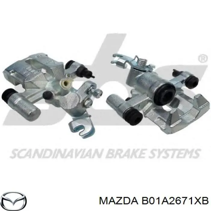 Pinza de freno trasero derecho para Mazda RX-8 (SE)