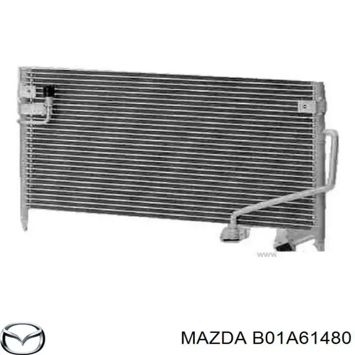 Condensador aire acondicionado B01A61480 Mazda