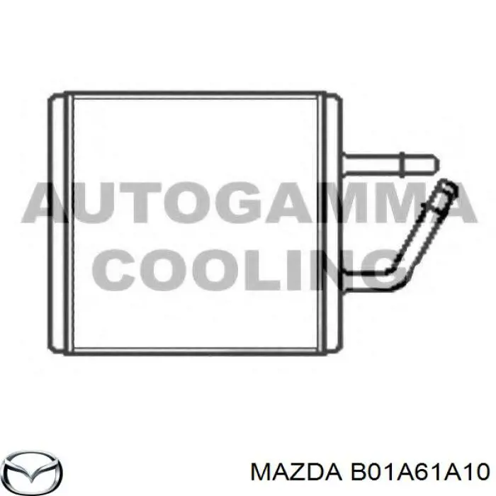 Radiador de calefacción para Mazda 323 (BA)