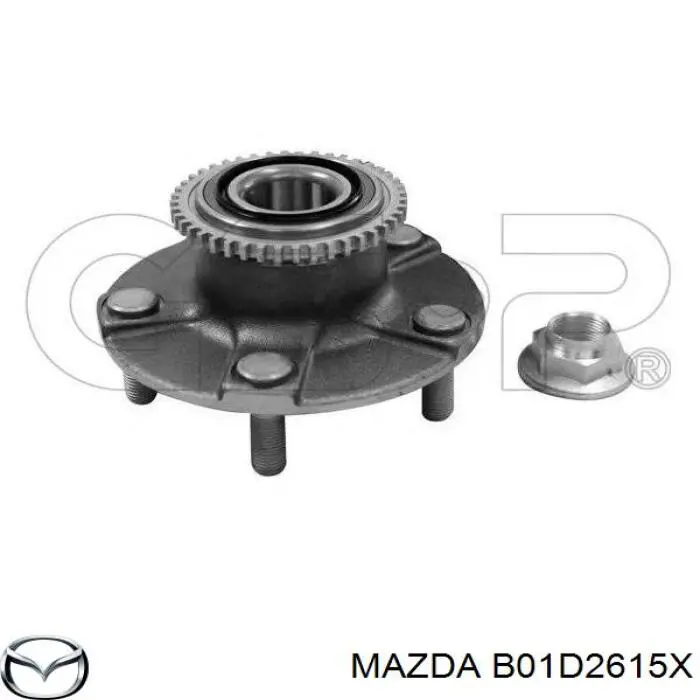 B01D2615X Mazda cubo de rueda trasero