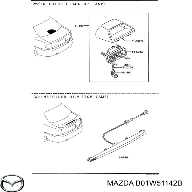 B01W51142B Mazda 
