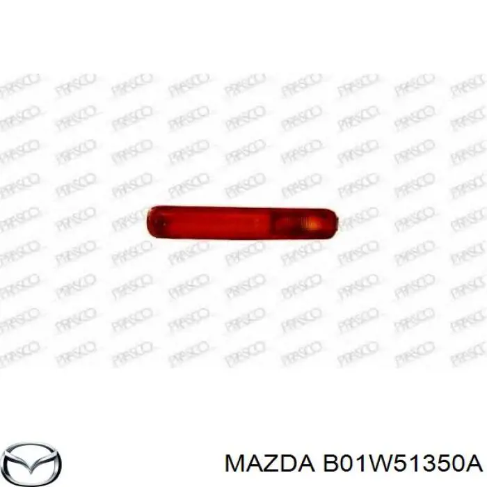 Piloto intermitente, parachoques, derecho para Mazda 323 (BA)