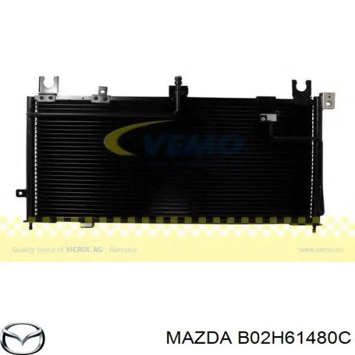 B02H61480C Mazda condensador aire acondicionado