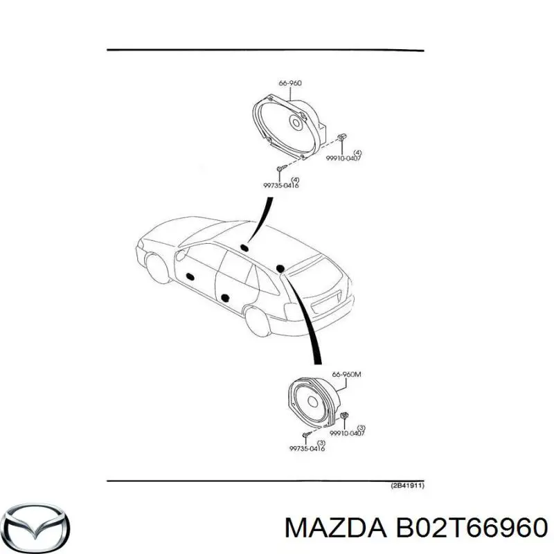 B02T66960 Mazda