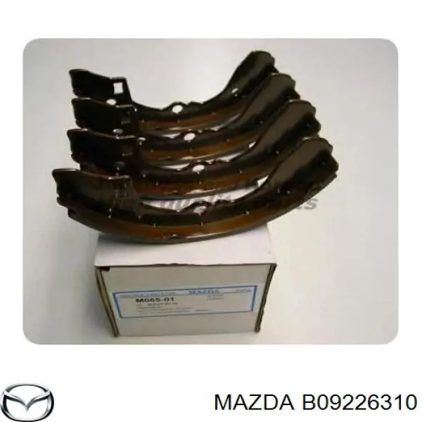 B09226310 Mazda zapatas de frenos de tambor traseras