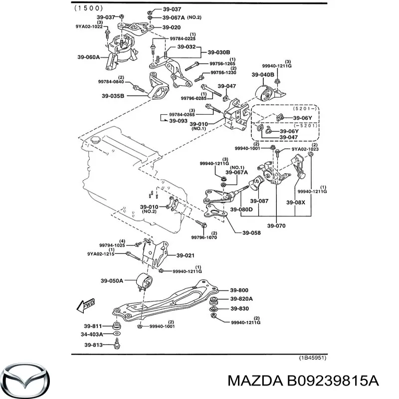 B09239815A Mazda