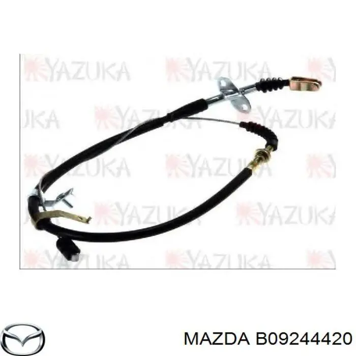 B09244420 Mazda Cable de freno de mano trasero izquierdo