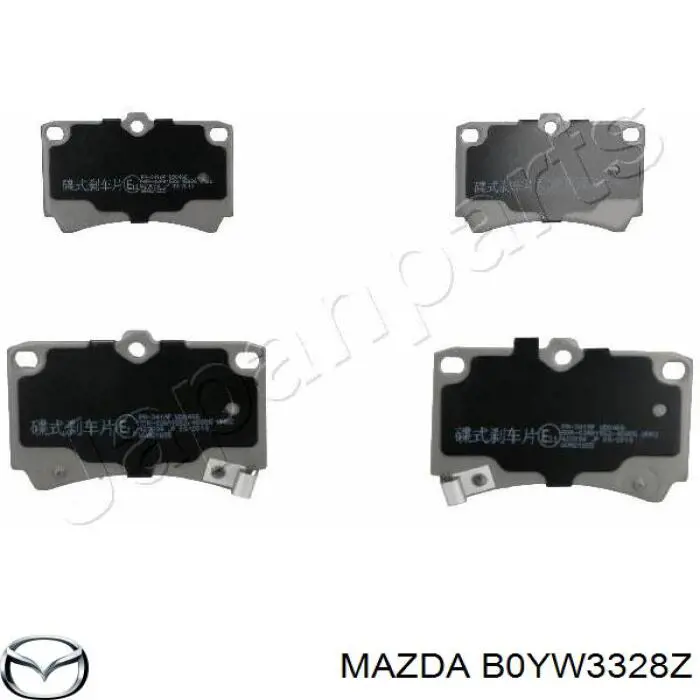 B0YW3328Z Mazda pastillas de freno delanteras