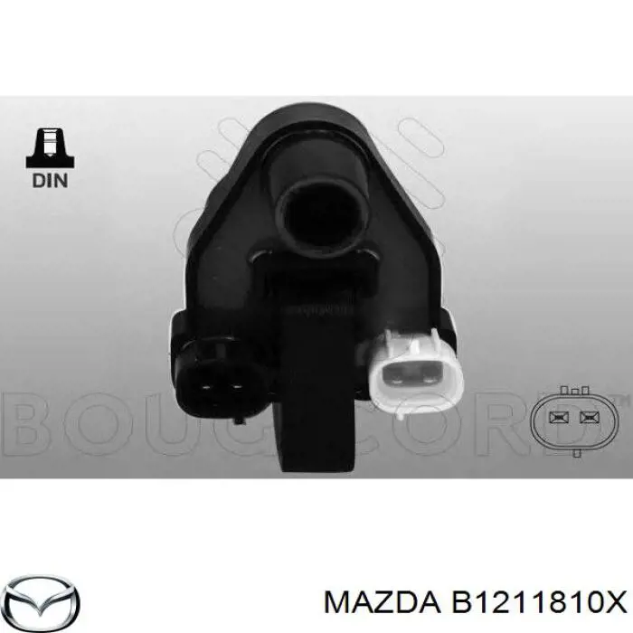 B1211810X Mazda Bobina de encendido