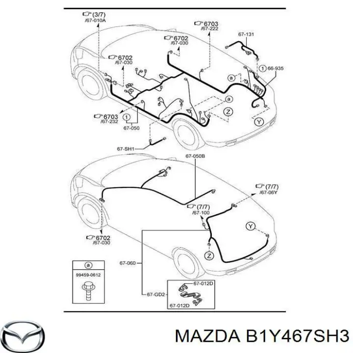 Conector del faro Mazda B1Y467SH3 precio, desde 21,19 EUR