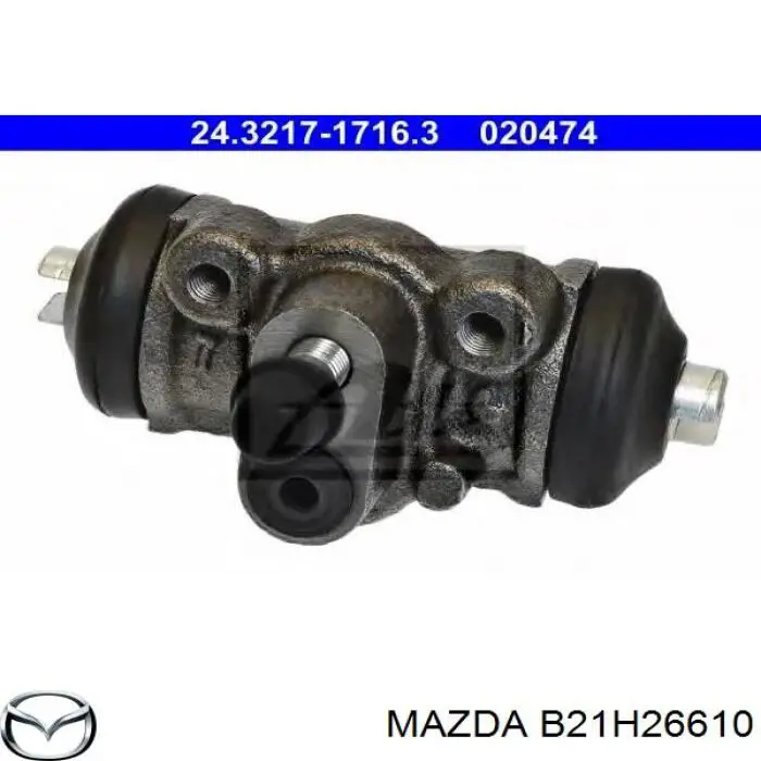 B21H26610 Mazda cilindro de freno de rueda trasero