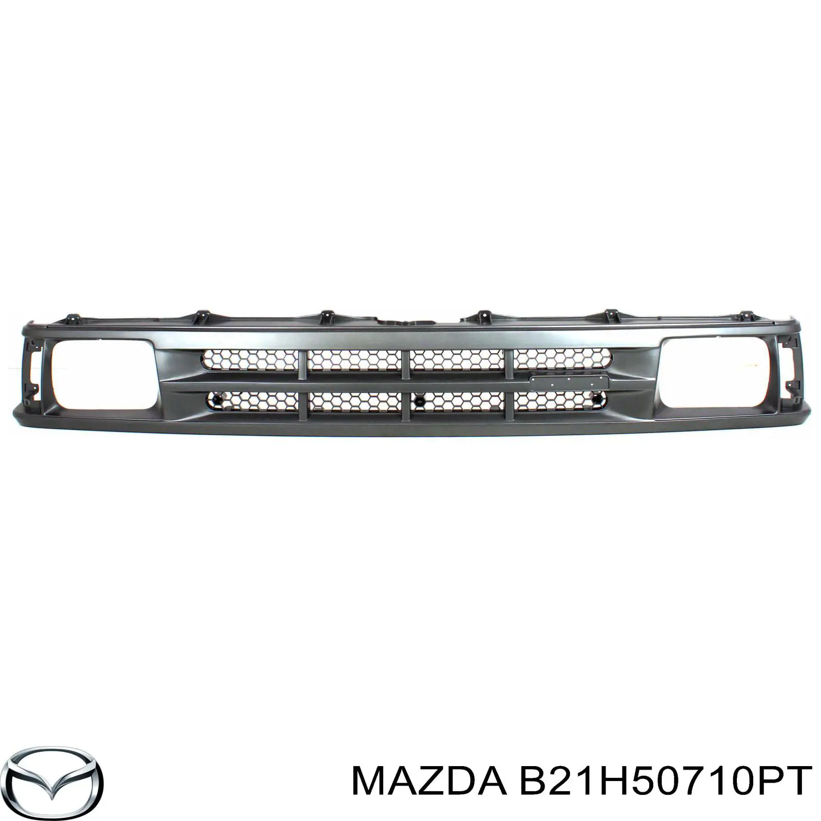 B21H50710PT Mazda rejilla de radiador