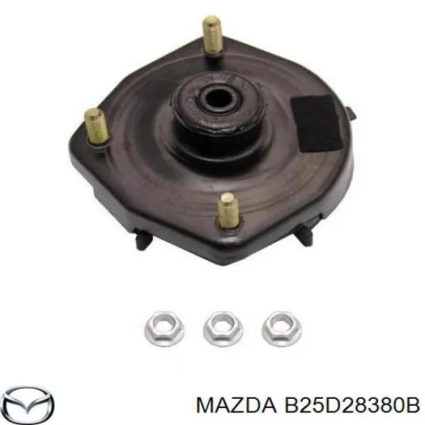 B25D28380B Mazda soporte amortiguador trasero derecho