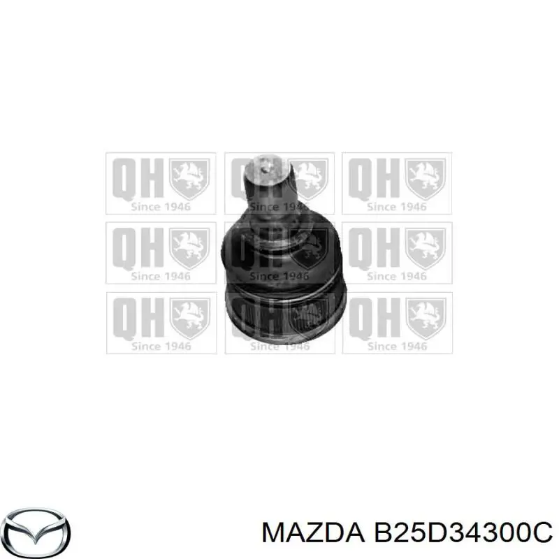 B25D34300C Mazda barra oscilante, suspensión de ruedas delantera, inferior derecha