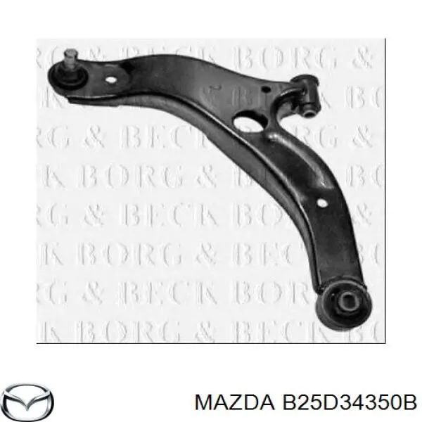B25D34350B Mazda barra oscilante, suspensión de ruedas delantera, inferior izquierda
