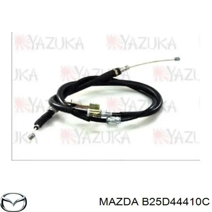 B25D44410C Mazda cable de freno de mano trasero derecho