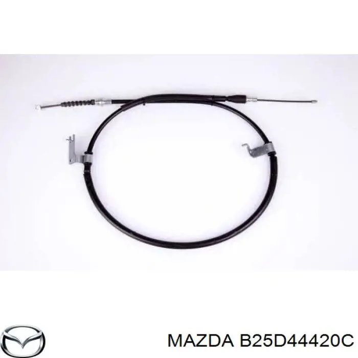 B25D44420C Mazda cable de freno de mano trasero izquierdo