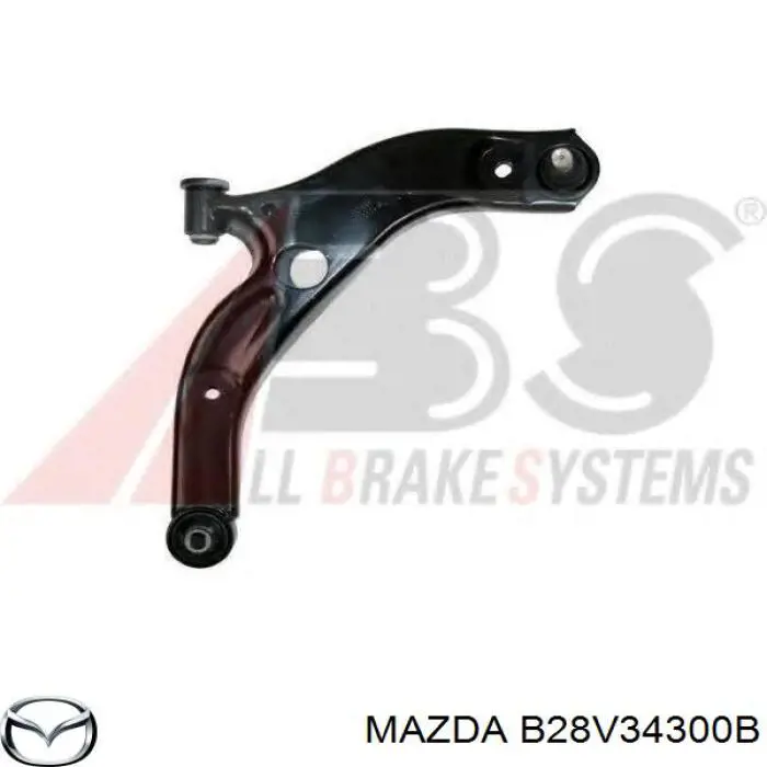 B28V34300B Mazda barra oscilante, suspensión de ruedas delantera, inferior derecha