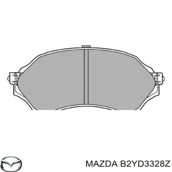 Pastillas de freno B2YD3328Z Mazda