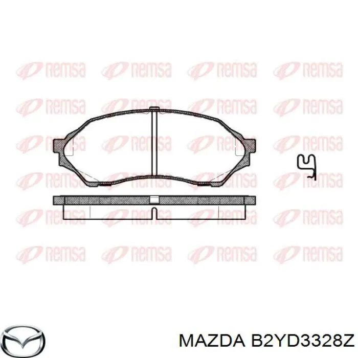 Pastillas freno delanteras Mazda B2YD3328Z precio, desde 26,31 EUR