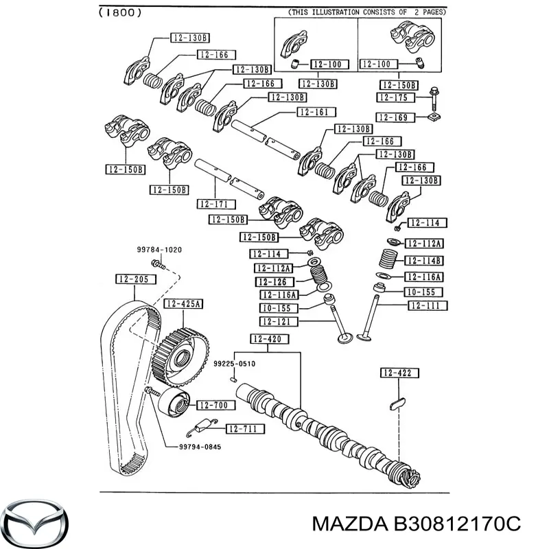 B30812170C Mazda