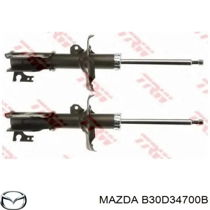 B30D34700B Mazda amortiguador delantero derecho