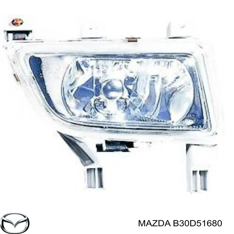 Faro antiniebla derecho B30D51680 Mazda