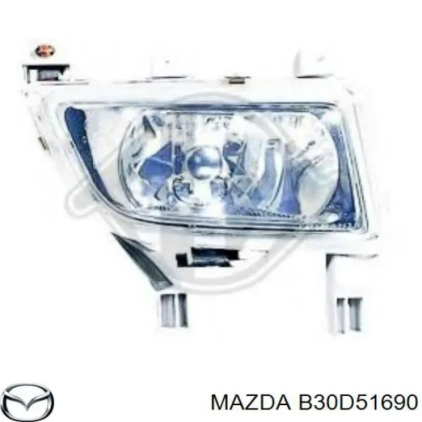 B30D51690 Mazda luz antiniebla izquierdo