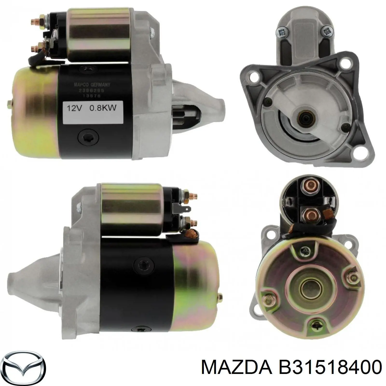 Comprar B31518400 Mazda Motores de arranque