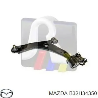 B32H34350 Mazda Brazo inferior izquierdo de la suspensión delantera