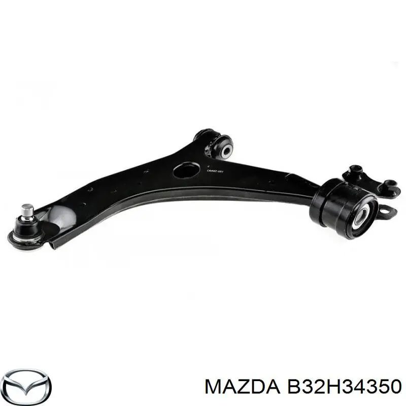 Brazo inferior izquierdo de la suspensión delantera B32H34350 Mazda