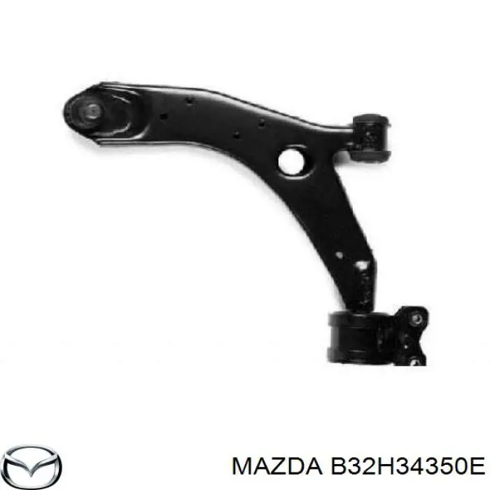 B32H34350E Mazda barra oscilante, suspensión de ruedas delantera, inferior izquierda