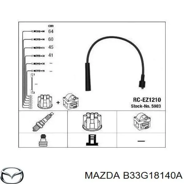 Comprar B33G18140A Mazda Cable de bujía