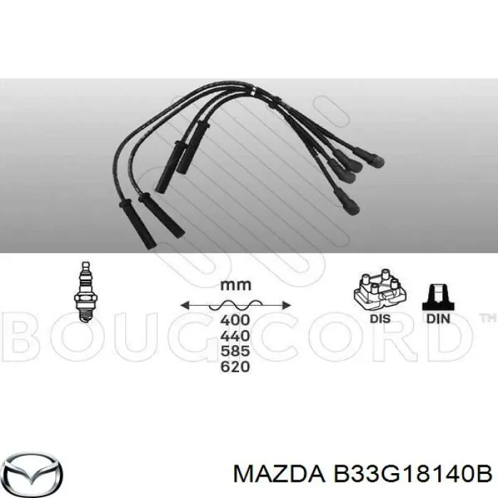 Juego de cables de bujias Mazda B33G18140B precio, desde 27,01 EUR