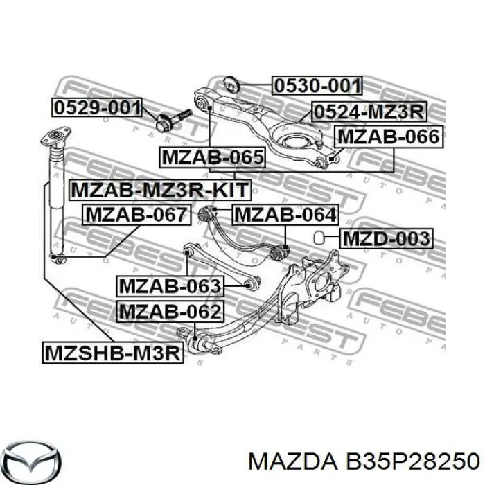 B35P28250 Mazda