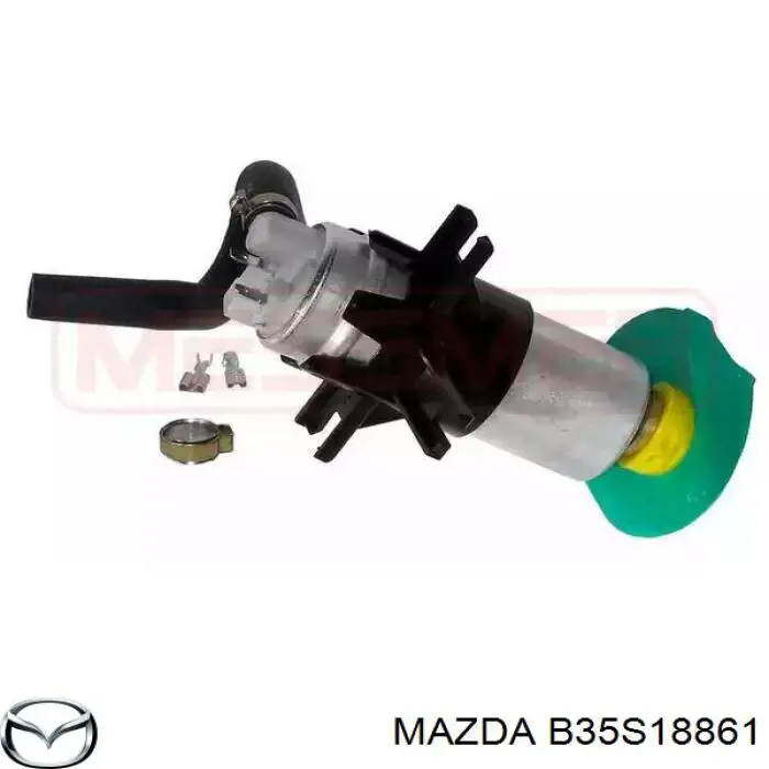 B35S18861 Mazda sonda lambda sensor de oxigeno para catalizador