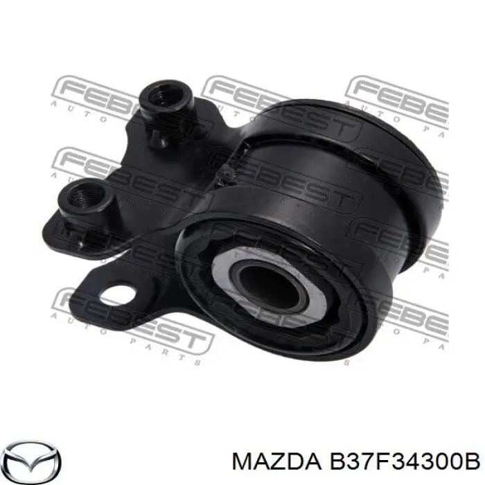 B37F34300B Mazda barra oscilante, suspensión de ruedas delantera, inferior derecha