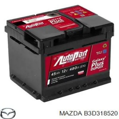 Batería de Arranque Mazda (B3D318520)