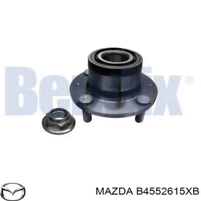 B4552615XB Mazda cubo de rueda trasero