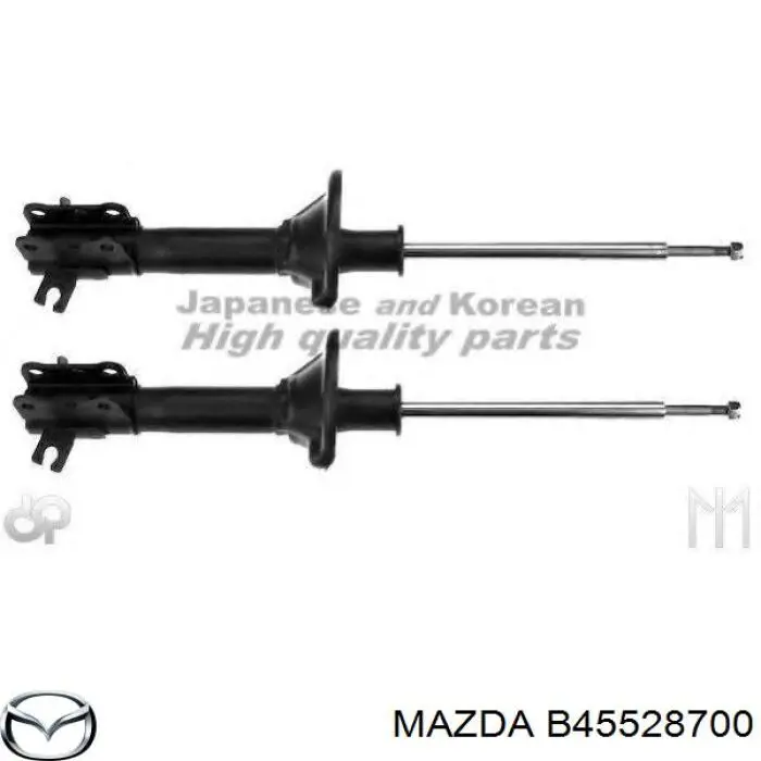 B45528700 Mazda amortiguador trasero derecho