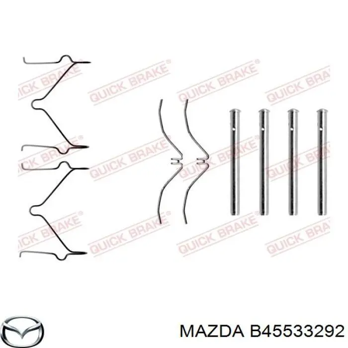 Pastillas de freno delanteras Mazda 323 BA