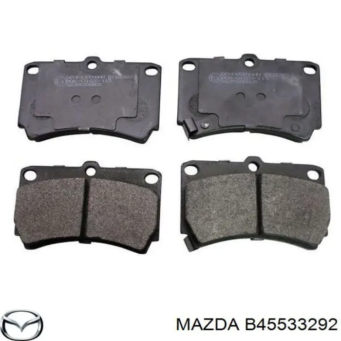 Pastillas de freno delanteras Mazda 323 BA