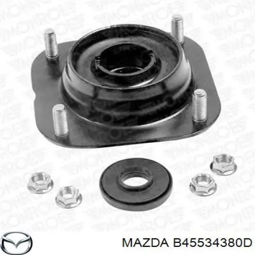 B45534380D Mazda soporte amortiguador delantero