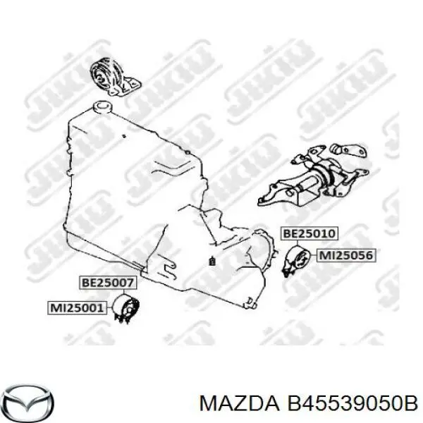 B45539050B Mazda soporte motor delantero