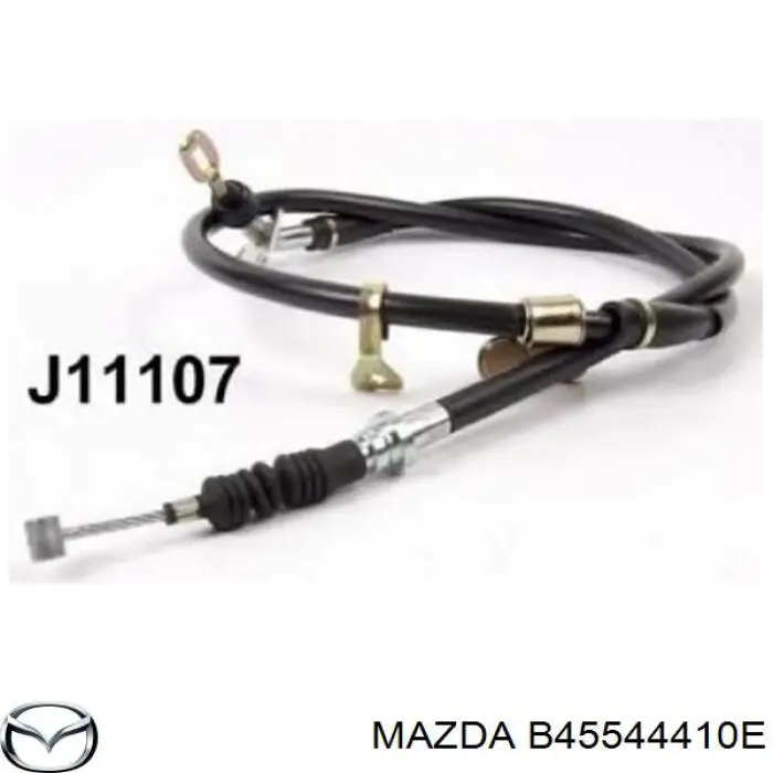 Cable de freno de mano trasero derecho B45544410E Mazda