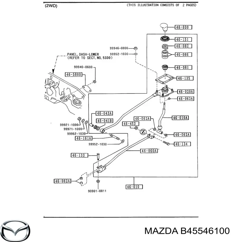 B45546100 Mazda