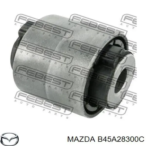 B45A28300C Mazda brazo suspension (control trasero inferior derecho)