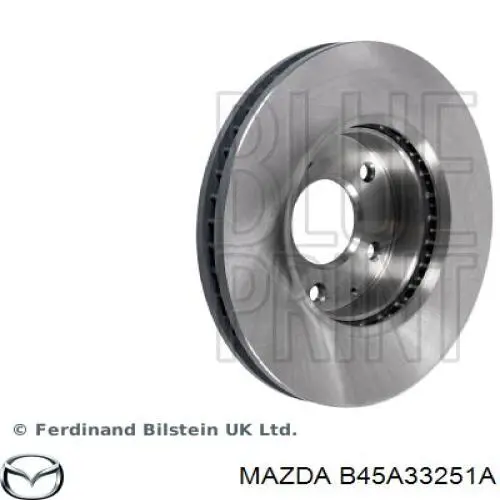 Disco de freno delantero Mazda B45A33251A